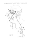 Protective spray painter eyewear diagram and image