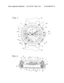 WRISTWATCH PROVIDED WITH FUNCTION DISPLAY PORTION diagram and image