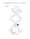 WRISTWATCH PROVIDED WITH FUNCTION DISPLAY PORTION diagram and image