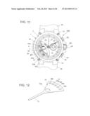 WRISTWATCH PROVIDED WITH FUNCTION DISPLAY PORTION diagram and image