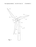 WIND TURBINE PROVIDED WITH A SLAT ASSEMBLY diagram and image