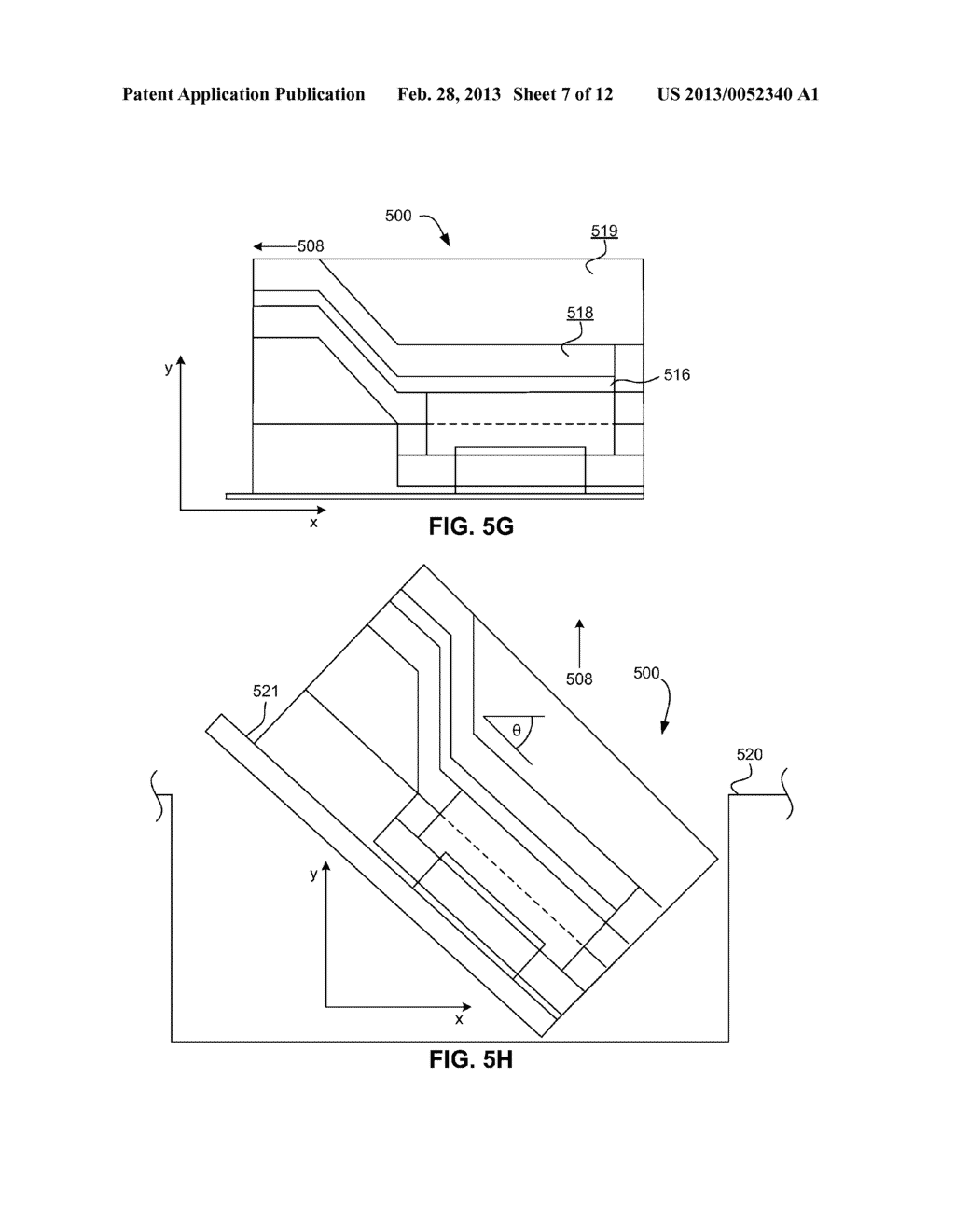 METHODS FOR FABRICATING MAGNETIC WRITER STRUCTURES USING POST-DEPOSITION     TILTING - diagram, schematic, and image 08