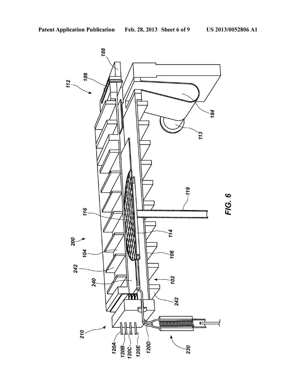 DEPOSITION SYSTEMS HAVING ACCESS GATES AT DESIRABLE LOCATIONS, AND RELATED     METHODS - diagram, schematic, and image 07