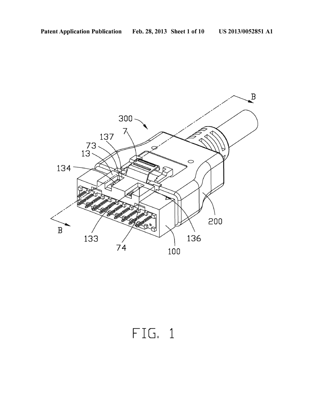 RECEPTACLE CONNECTOR, PLUG CONNECTOR AND CONNECTOR ASSEMBLY THEREOF WITH     IMPROVED LOCKING STRUCTURE - diagram, schematic, and image 02