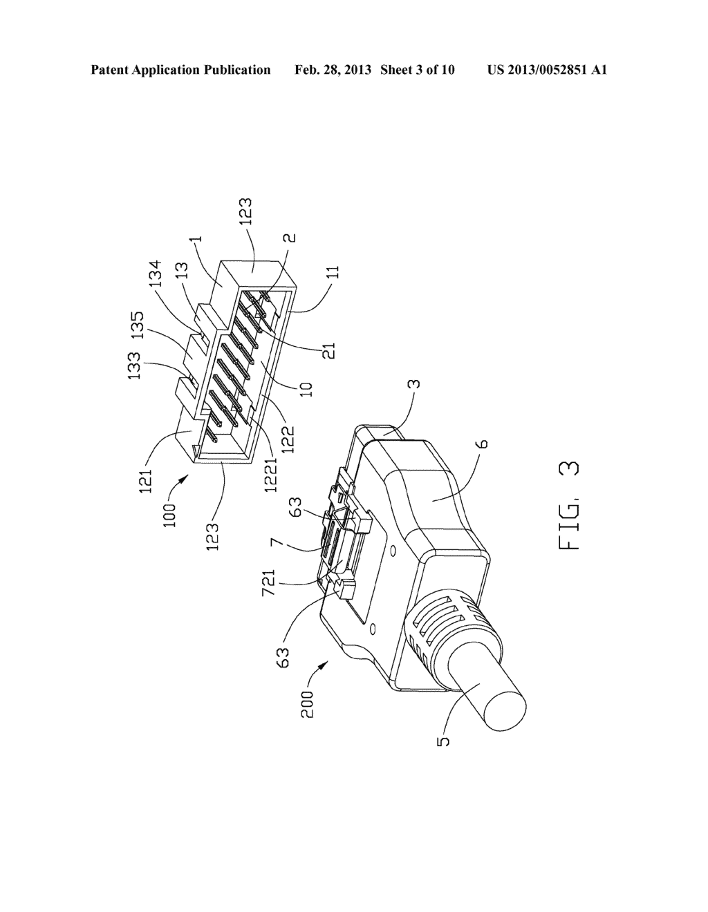 RECEPTACLE CONNECTOR, PLUG CONNECTOR AND CONNECTOR ASSEMBLY THEREOF WITH     IMPROVED LOCKING STRUCTURE - diagram, schematic, and image 04