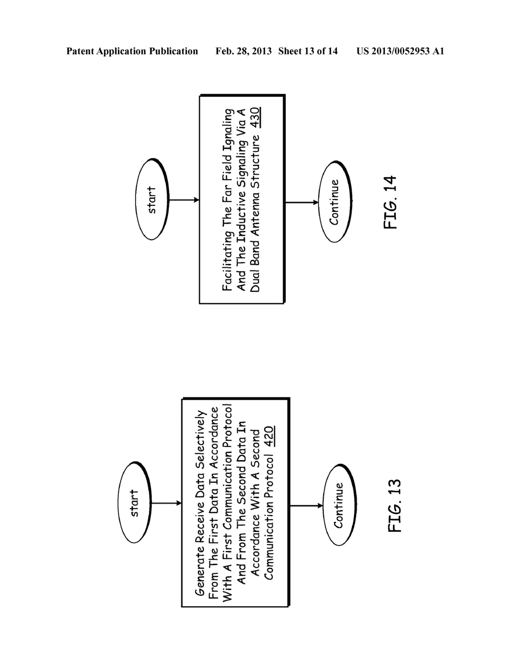 DUAL BAND ANTENNA AND METHODS FOR USE THEREWITH - diagram, schematic, and image 14