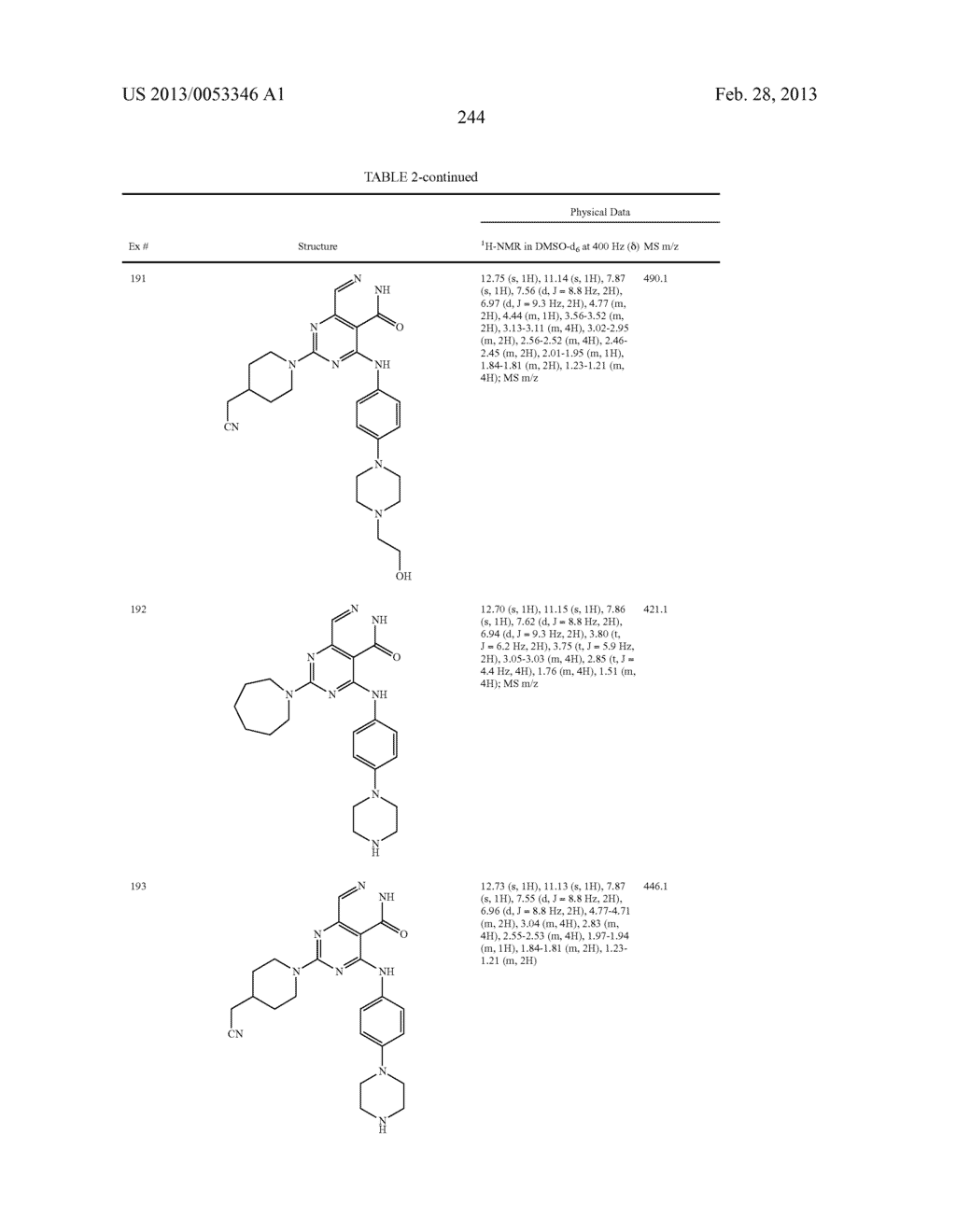 PYRIMIDO-PYRIDAZINONE COMPOUNDS AND METHODS OF USE THEREOF - diagram, schematic, and image 248