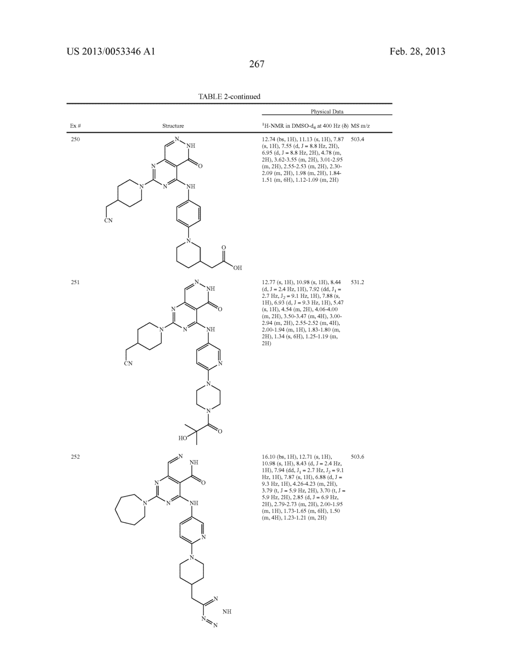 PYRIMIDO-PYRIDAZINONE COMPOUNDS AND METHODS OF USE THEREOF - diagram, schematic, and image 271