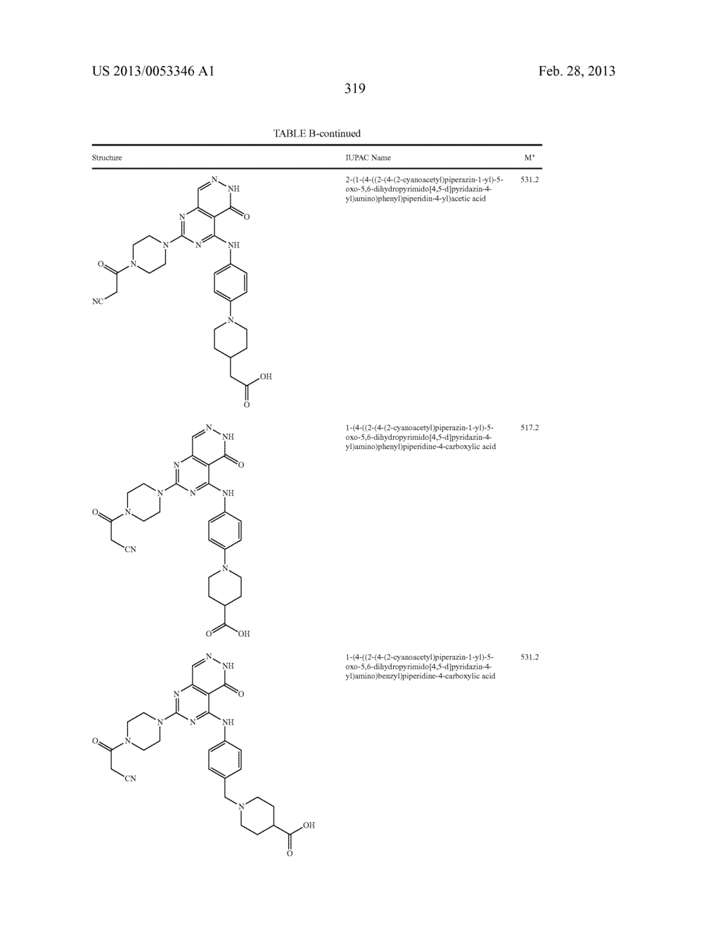 PYRIMIDO-PYRIDAZINONE COMPOUNDS AND METHODS OF USE THEREOF - diagram, schematic, and image 323