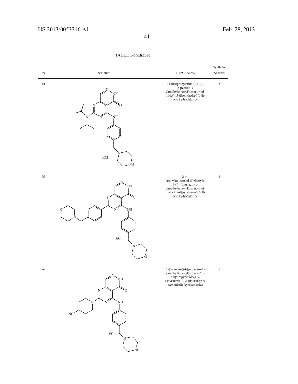 PYRIMIDO-PYRIDAZINONE COMPOUNDS AND METHODS OF USE THEREOF - diagram, schematic, and image 45