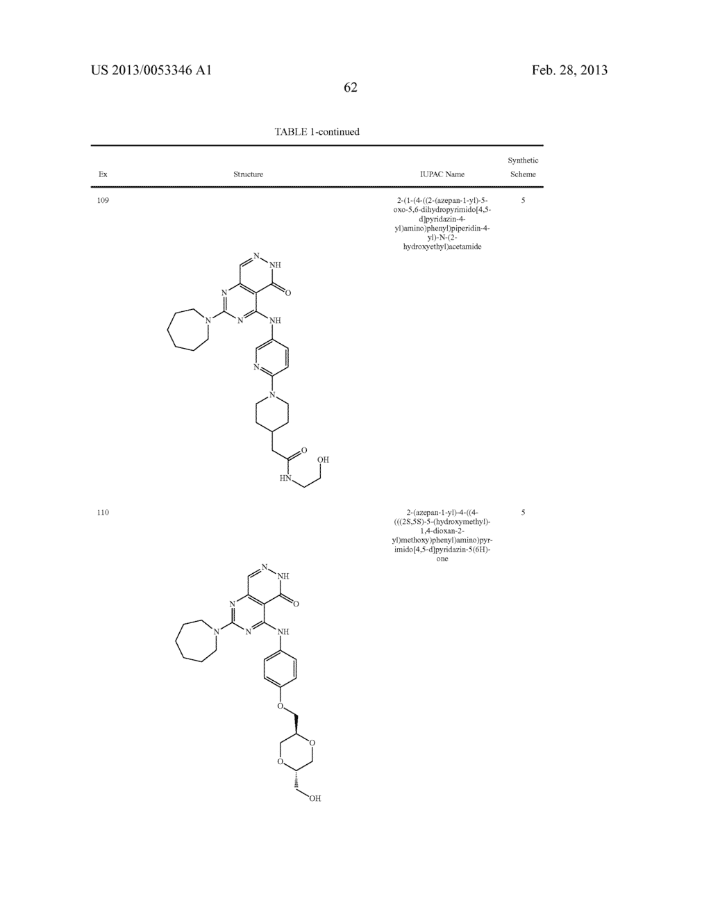 PYRIMIDO-PYRIDAZINONE COMPOUNDS AND METHODS OF USE THEREOF - diagram, schematic, and image 66