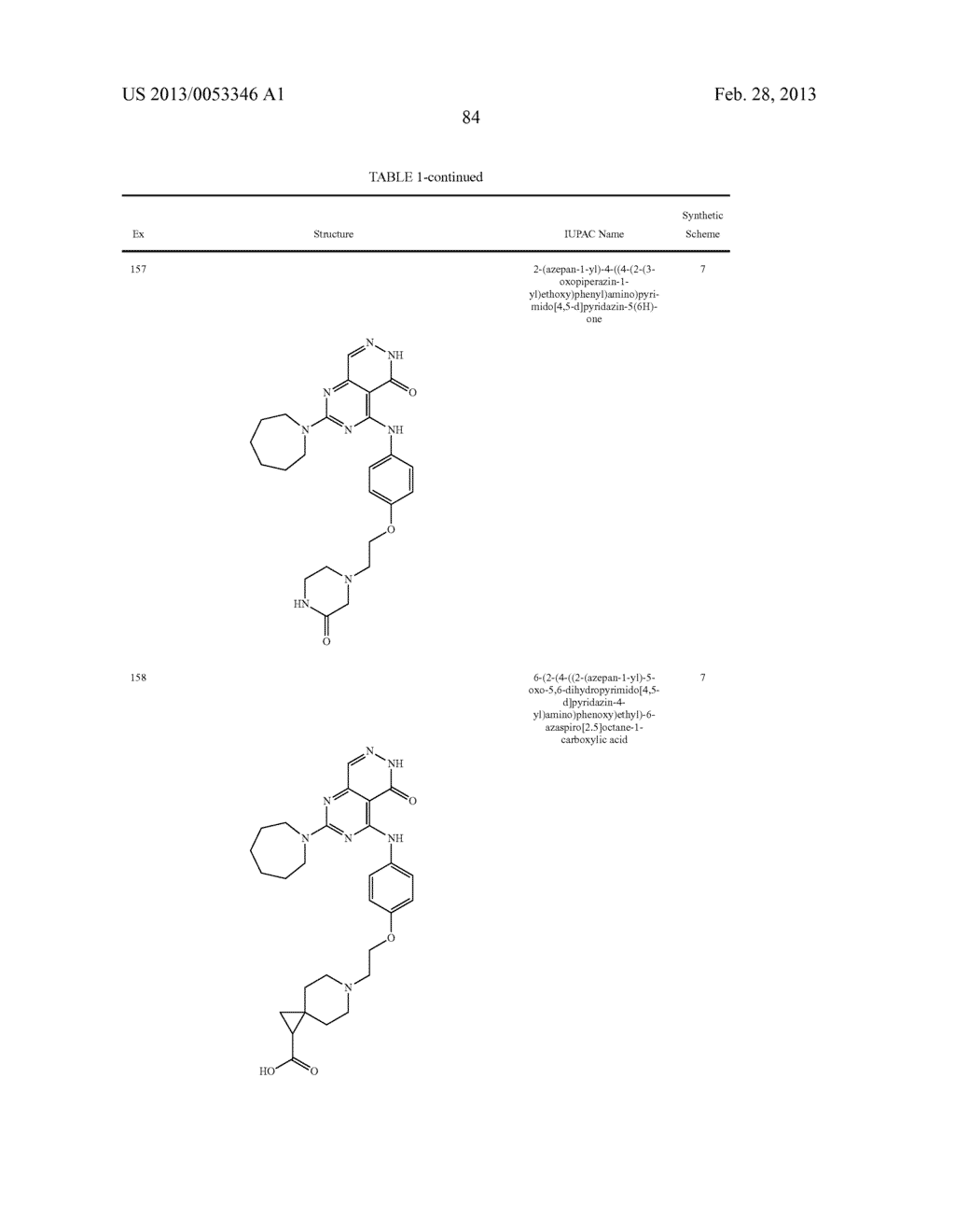 PYRIMIDO-PYRIDAZINONE COMPOUNDS AND METHODS OF USE THEREOF - diagram, schematic, and image 88