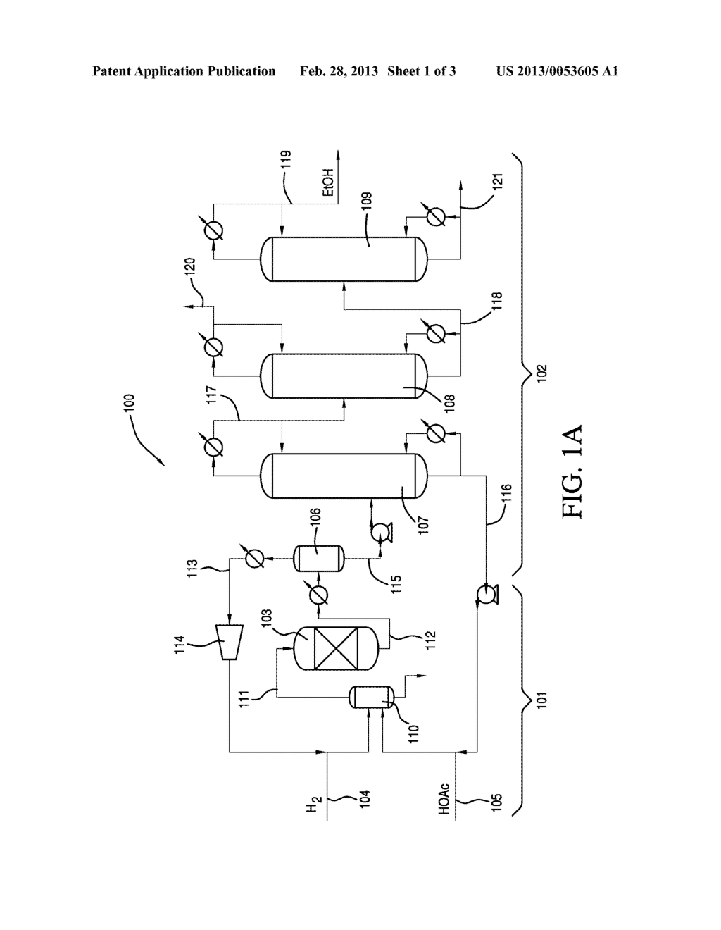 Process for Recovering Ethanol - diagram, schematic, and image 02