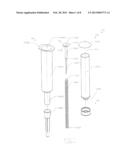 Retractable Syringe with a Cutting Crown diagram and image