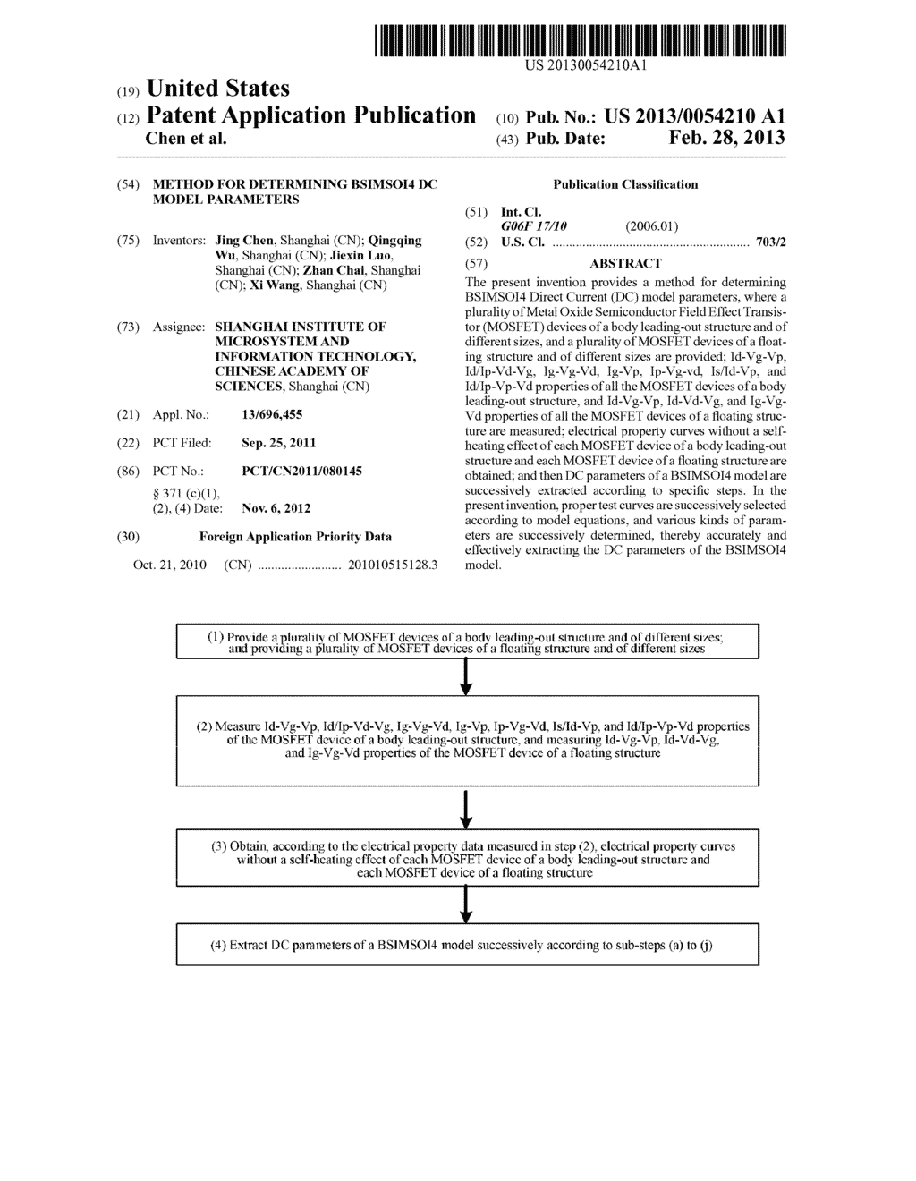 Method for Determining BSIMSOI4 DC Model Parameters - diagram, schematic, and image 01