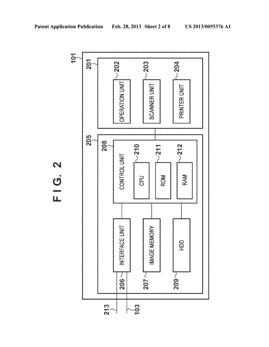 IMAGE PROCESSING APPARATUS, METHOD OF CONTROLLING THE SAME, AND STORAGE     MEDIUM - diagram, schematic, and image 03