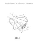 SWIMMING/DIVING GOGGLE STRUCTURE diagram and image