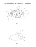 POWER TOOL WITH REPLACEABLE BLADE diagram and image