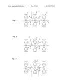 Method for the flying changing of working rolls in continuous casting and     rolling installations and hot strip rolling mills using a hold-down     roller diagram and image