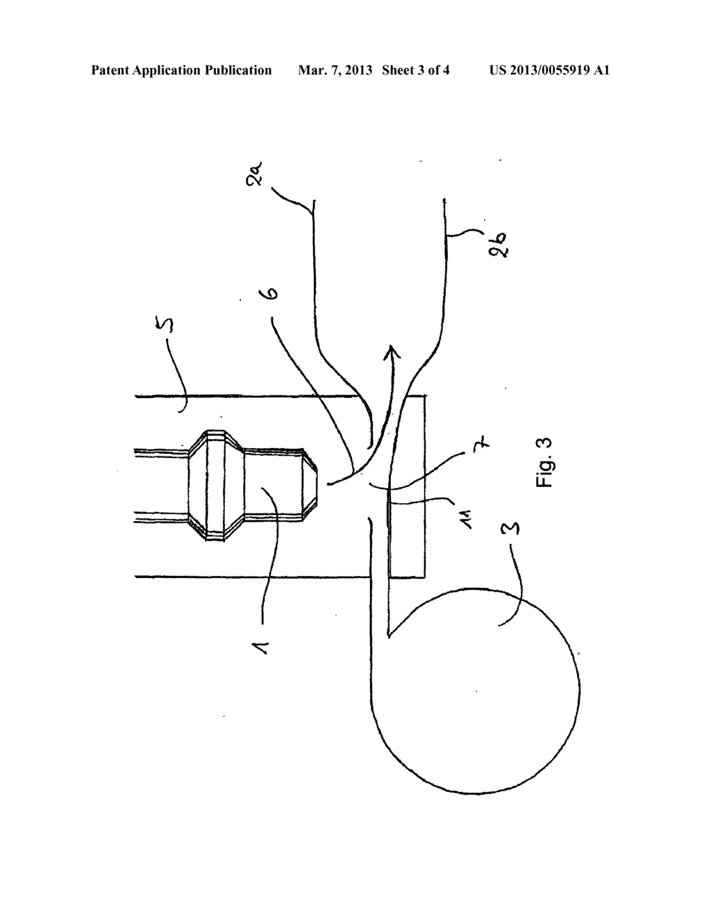 Device for Inflating an at Least Two-Ply Airbag Folded to Form an     Inflatable Belt and Used for a Safety System of a Motor Vehicle - diagram, schematic, and image 04