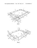 TRAY, THE RIGIDITY OF WHICH IS IMPROVED, FOR TRANSPORTING AND DISPLAYING     ITEMS SUCH AS YOGURT CONTAINERS diagram and image