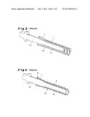 PLASTIC SCREW ANCHOR FOR SECURING A RAIL TO A RAILROAD TIE diagram and image