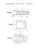 PLASTIC SCREW ANCHOR FOR SECURING A RAIL TO A RAILROAD TIE diagram and image