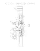 METHODS AND APPARATUS FOR FORMING DISPOSABLE PRODUCTS AT HIGH SPEEDS WITH     SMALL MACHINE FOOTPRINT diagram and image