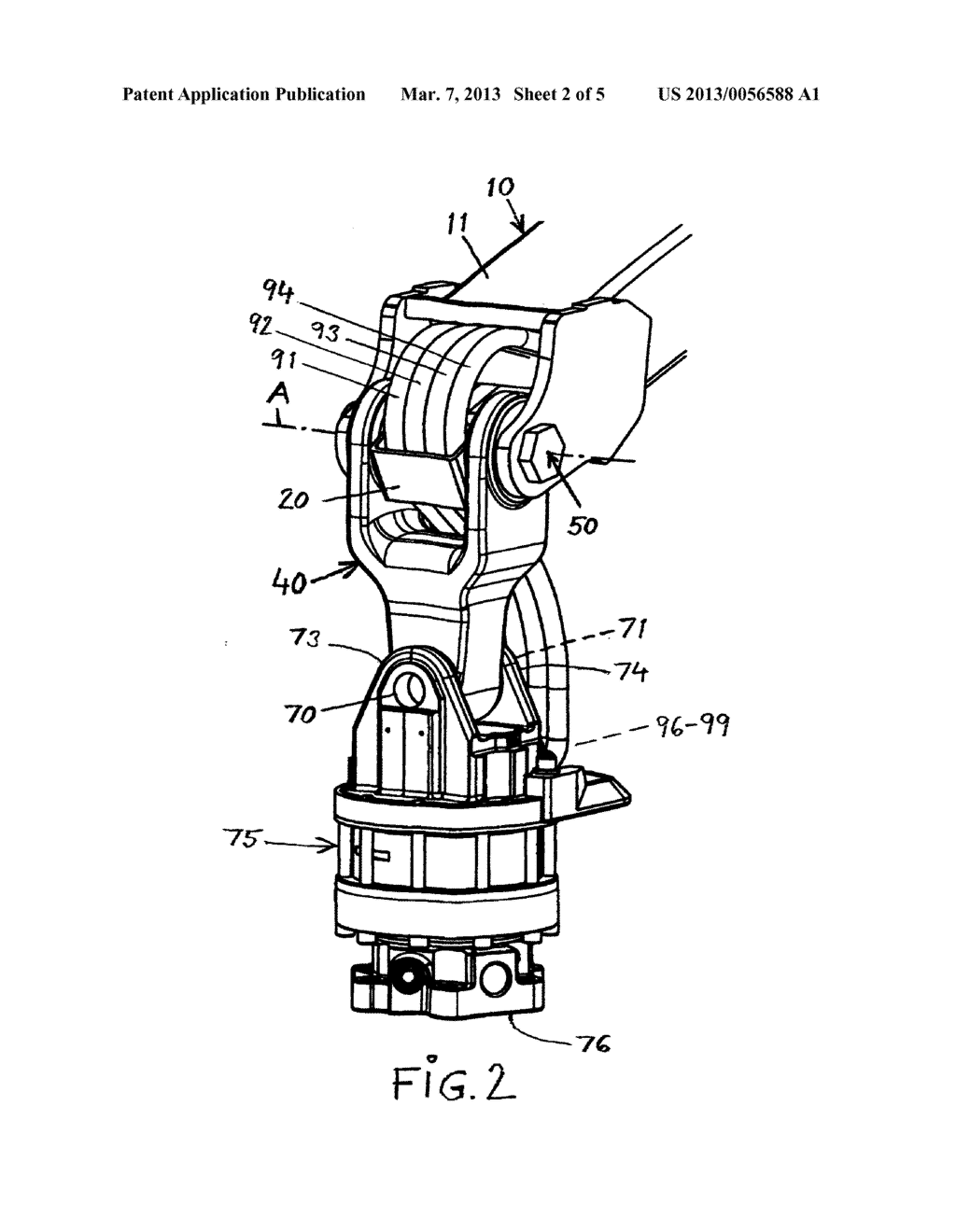 ARRANGEMENT RELATED TO GUIDING OF HOSES AND/OR CABLES - diagram, schematic, and image 03