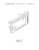 MOBILE TERMINAL FOR PERFORMING SCREEN UNLOCK BASED ON MOTION AND METHOD     THEREOF diagram and image