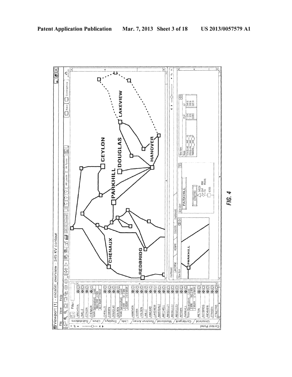 Methods for creating dynamic lists from selected areas of a power system     of a utility company - diagram, schematic, and image 04