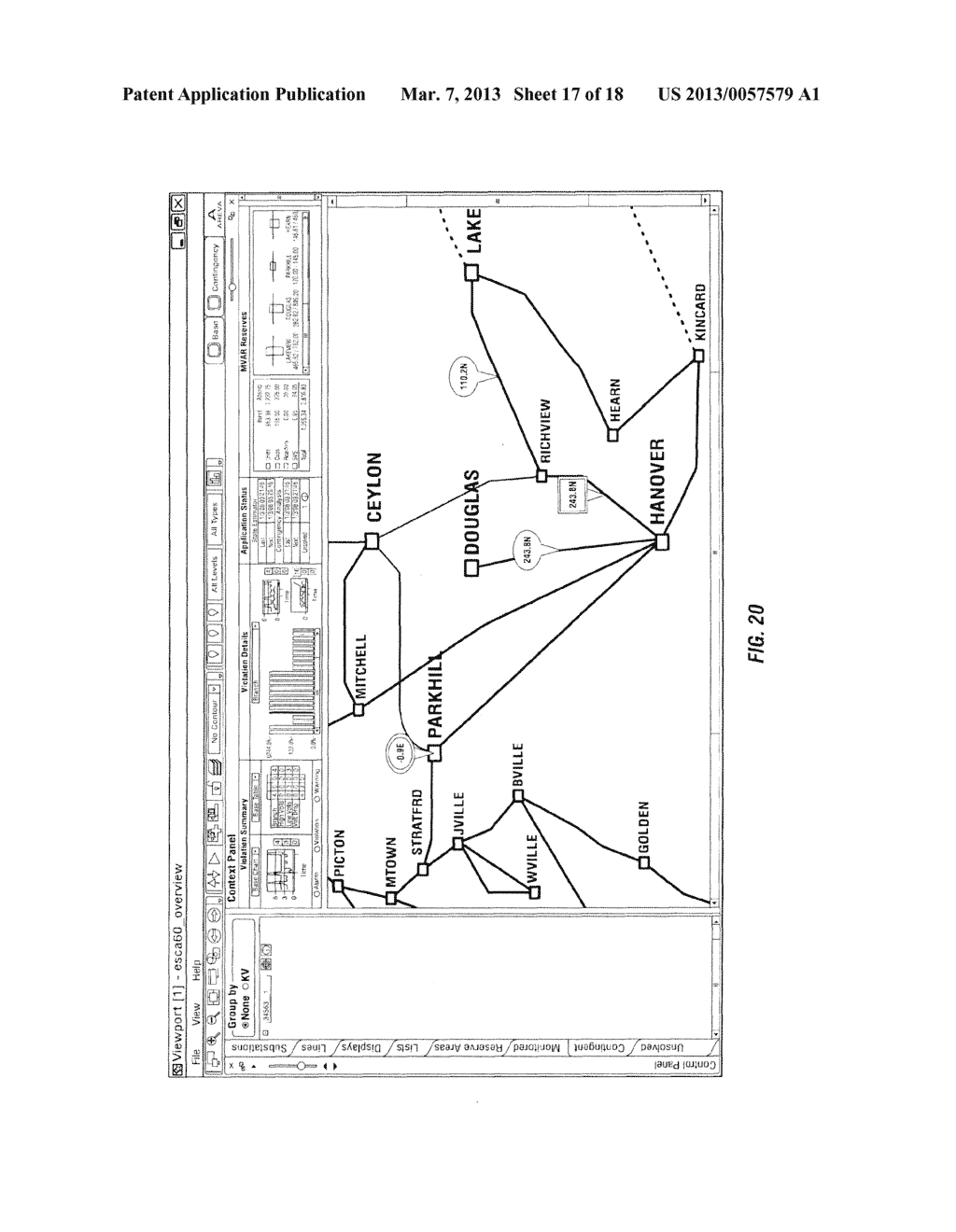 Methods for creating dynamic lists from selected areas of a power system     of a utility company - diagram, schematic, and image 18