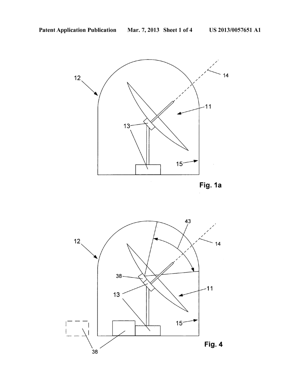 METHOD AND SYSTEM FOR POSITIONING OF AN ANTENNA, TELESCOPE, AIMING DEVICE     OR SIMILAR MOUNTED ONTO A MOVABLE PLATFORM - diagram, schematic, and image 02