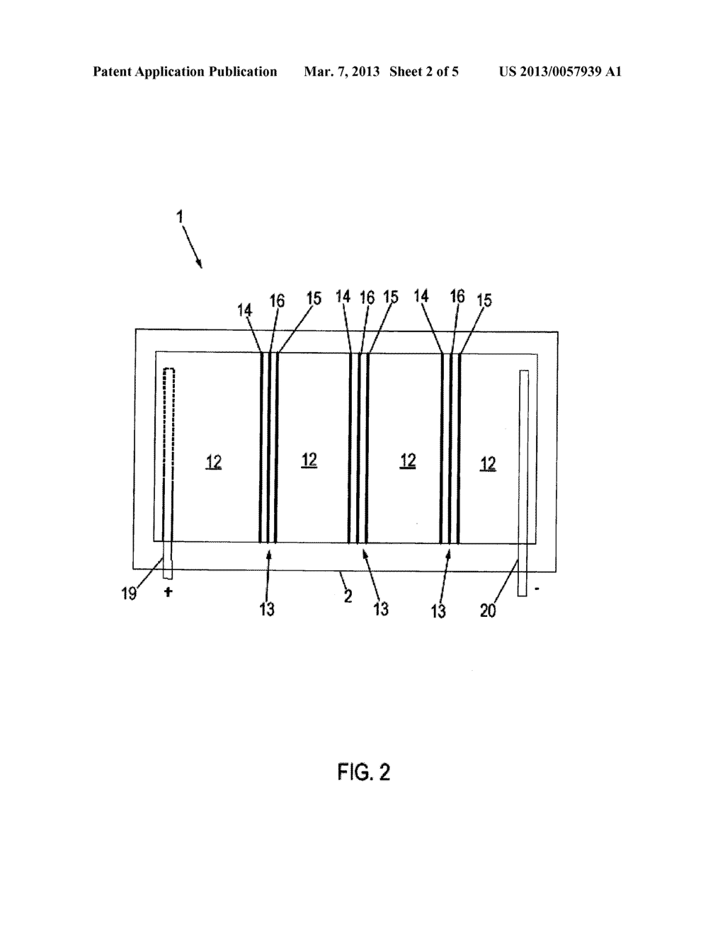 ELECTROCHROMIC GLAZING WITH SERIES CONNECTED CELLS, AND PRODUCTION METHOD     THEREFOR - diagram, schematic, and image 03