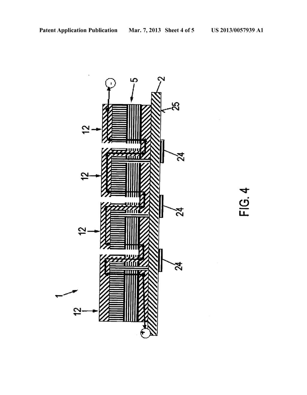 ELECTROCHROMIC GLAZING WITH SERIES CONNECTED CELLS, AND PRODUCTION METHOD     THEREFOR - diagram, schematic, and image 05