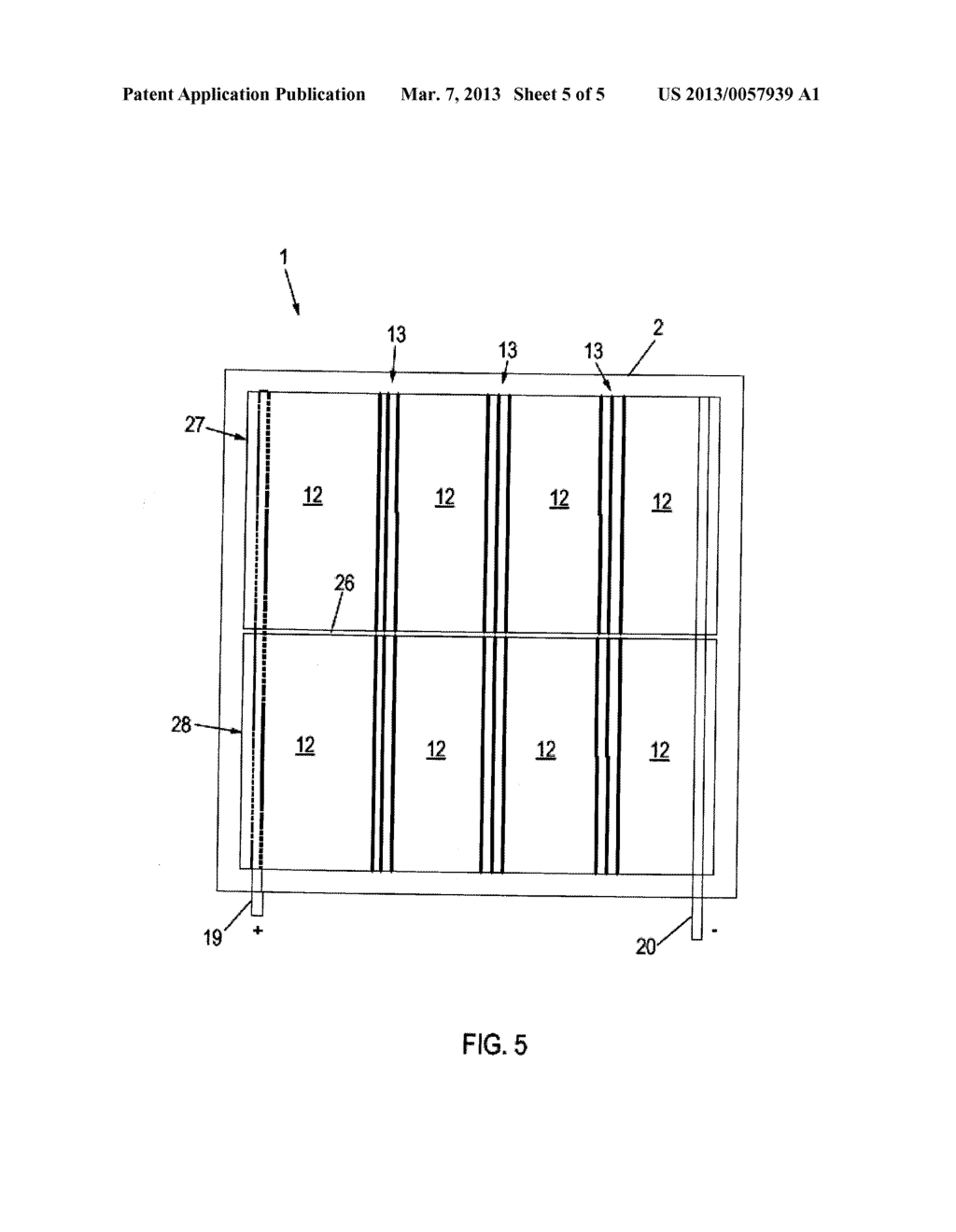 ELECTROCHROMIC GLAZING WITH SERIES CONNECTED CELLS, AND PRODUCTION METHOD     THEREFOR - diagram, schematic, and image 06