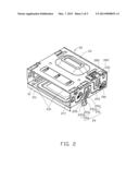 ELECTRONIC DEVICE ENCLOSURE WITH BRACKET FOR DATA STORAGE DEVICE diagram and image