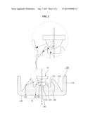 CONDENSING LENS AND LIGHTING DEVICE EQUIPPED WITH SAID CONDENSING LENS diagram and image