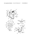 LIGHT FIXTURE HOUSING AND MOUNTING THEREFOR diagram and image