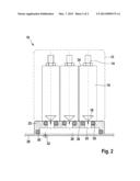 BATTERY WITH DEGASSING SYSTEM AND METHOD FOR DISSIPATING EMERGING     SUBSTANCES diagram and image