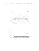 Sanding Pad Lining Carrier With Recesses diagram and image