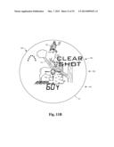 Display, Device, Method, and Computer Program for Indicating a Clear Shot diagram and image