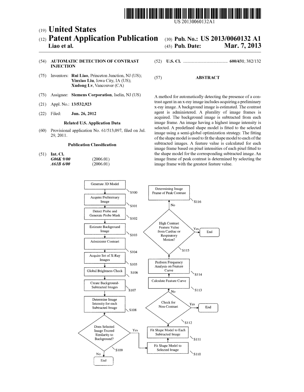 AUTOMATIC DETECTION OF CONTRAST INJECTION - diagram, schematic, and image 01