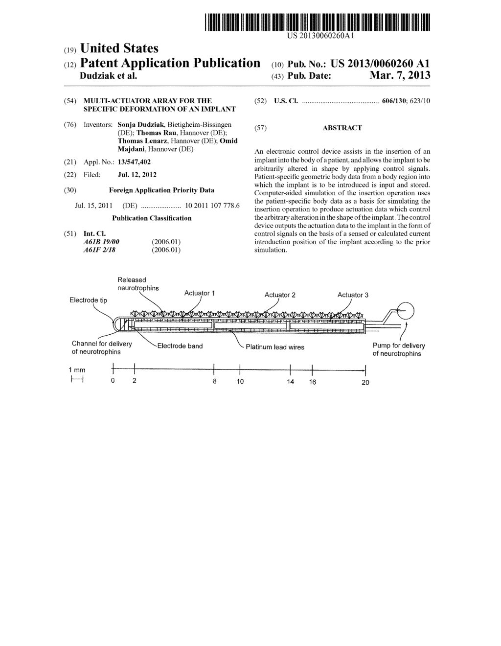 Multi-actuator array for the specific deformation of an implant - diagram, schematic, and image 01