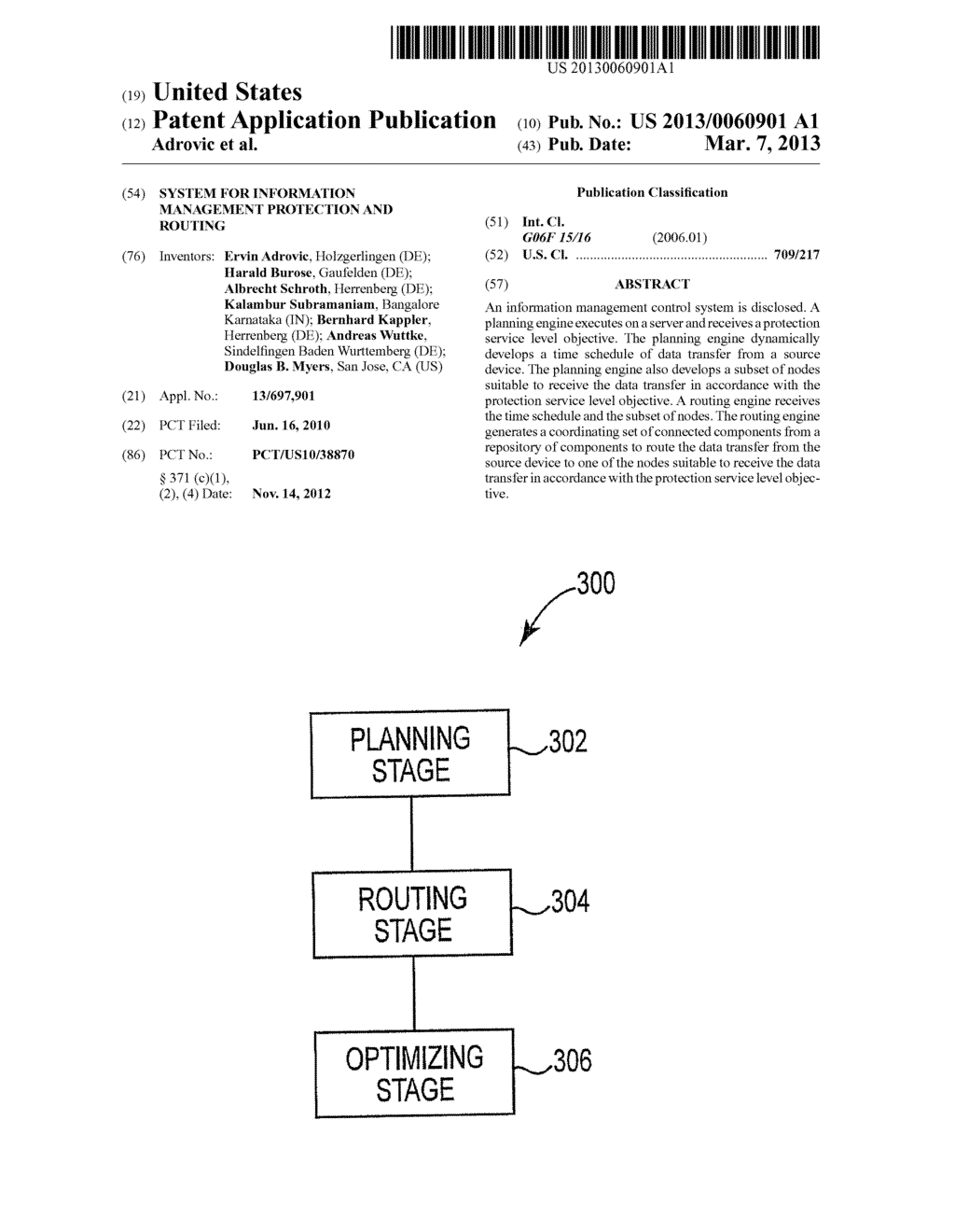 SYSTEM FOR INFORMATION MANAGEMENT PROTECTION AND ROUTING - diagram, schematic, and image 01