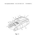 DEVICE FOR ANALYSIS OF A SAMPLE ON A TEST ELEMENT diagram and image