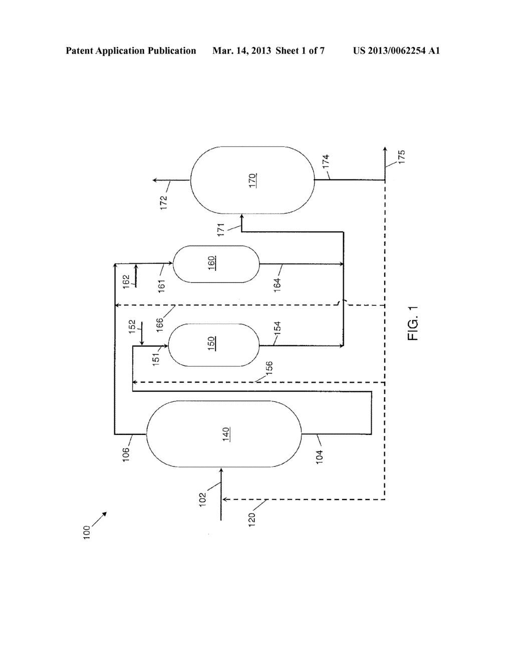 SELECTIVE SINGLE-STAGE HYDROPROCESSING SYSTEM AND METHOD - diagram, schematic, and image 02