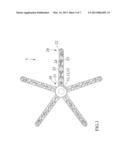 Office Chair Foot Base diagram and image