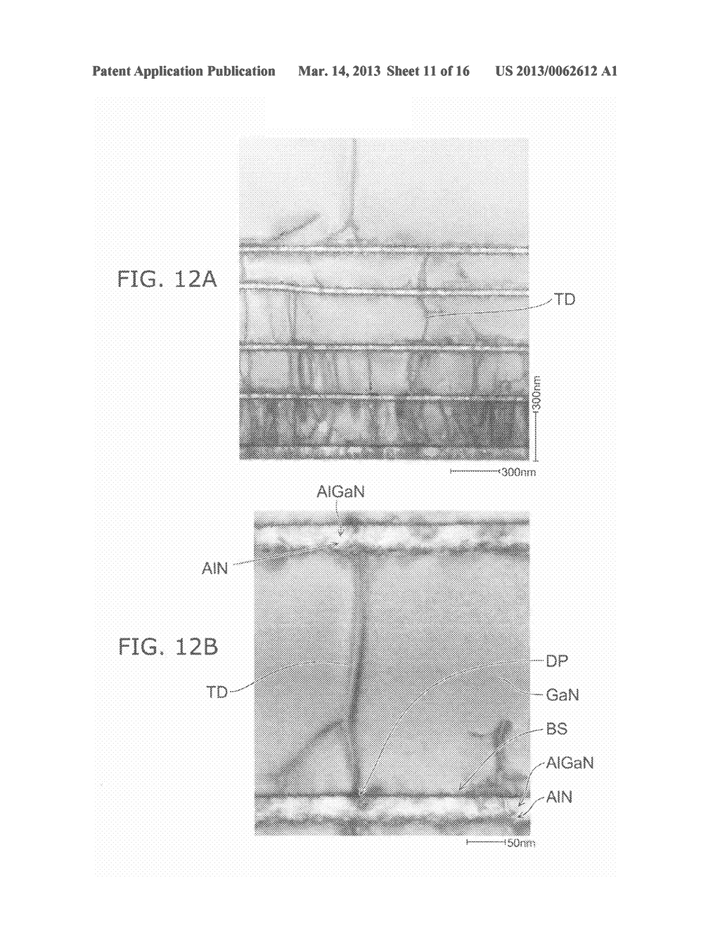 NITRIDE SEMICONDUCTOR DEVICE, NITRIDE SEMICONDUCTOR WAFER, AND METHOD FOR     MANUFACTURING NITRIDE SEMICONDUCTOR LAYER - diagram, schematic, and image 12