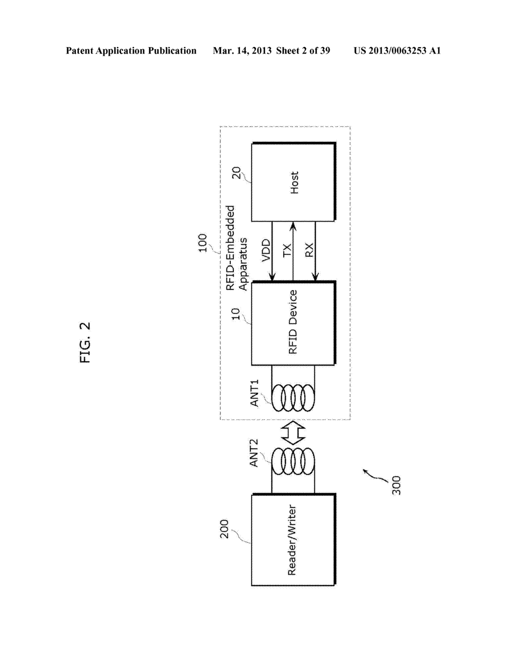 RFID DEVICE, HOST, RFID-EMBEDDED  APPARATUS, AND METHOD OF CONTROLLING     RFID DEVICE - diagram, schematic, and image 03